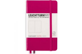 NOTEBOOK LEUCHTTURM POCKET A6 HARDCOVER DOTTED BERRY